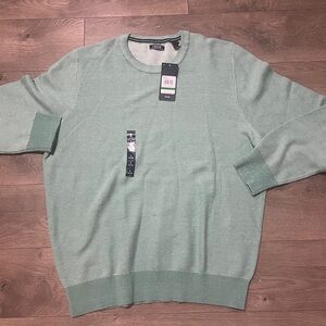 Izod Tex Crew Sweater Size Large New